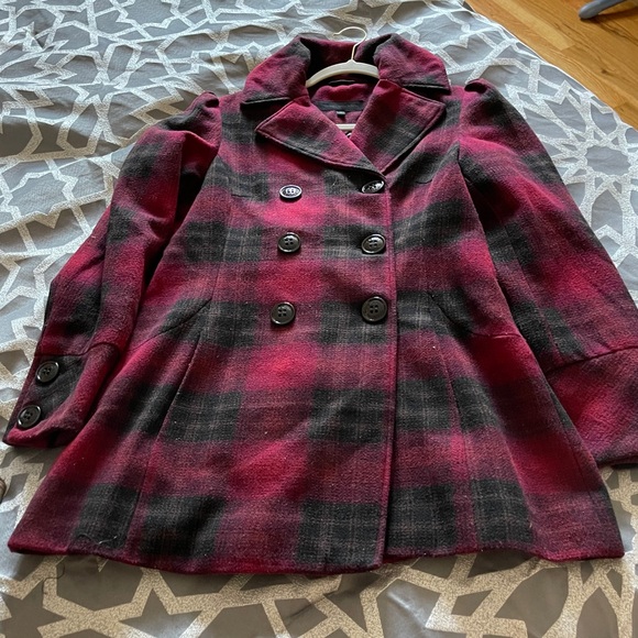 Steve Madden black & red women’s coat - Picture 6 of 16